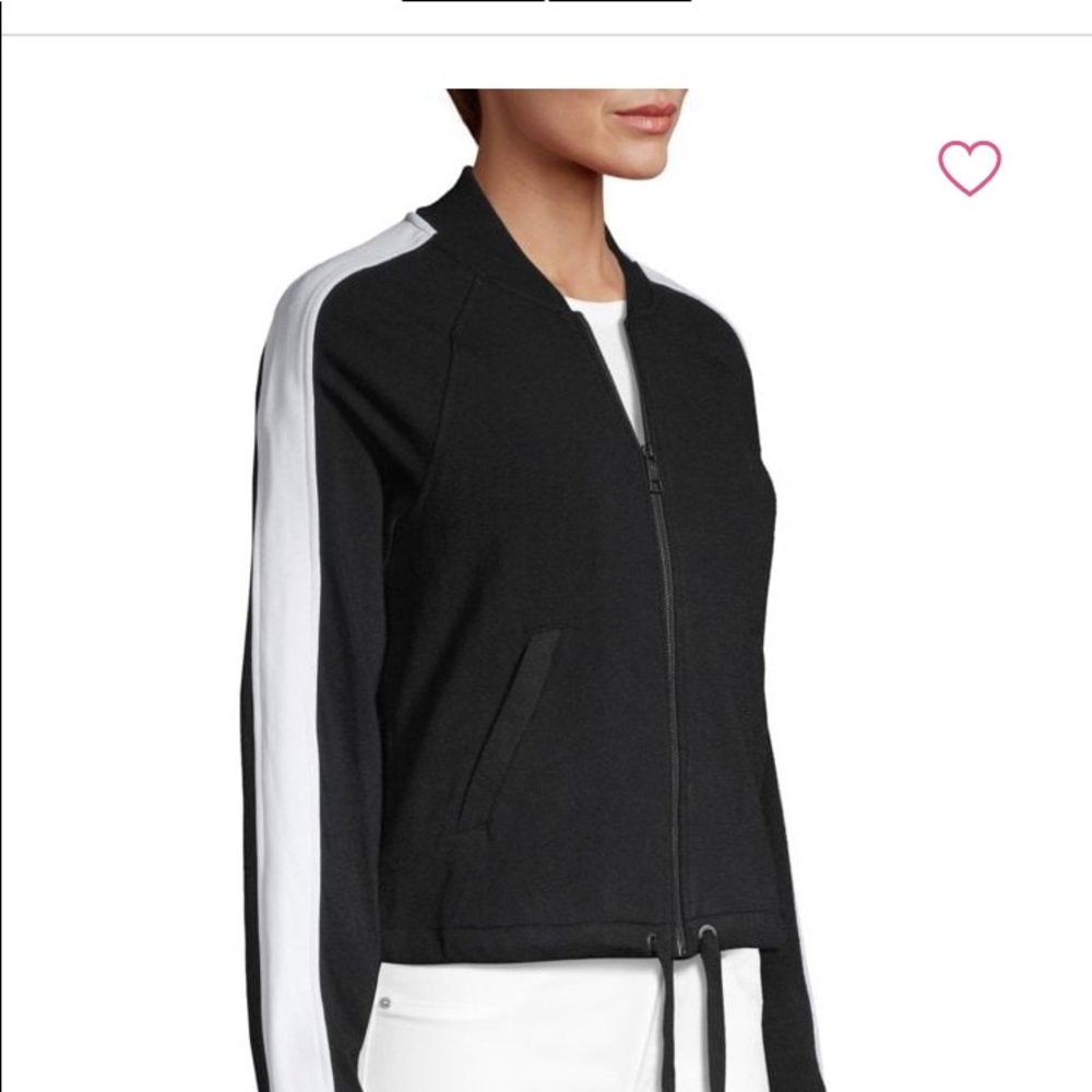 UGG Lizzy track jacket black and white
